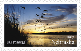 Nebraska Statehood Forever Stamp
