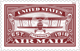 USPS Airmail Stamp 2018