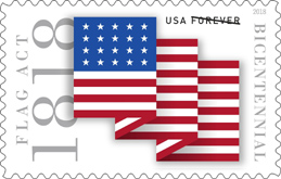 Flag Act Stamp, USPS 2018