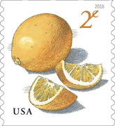 Meyer Lemons Stamp, USPS 2018