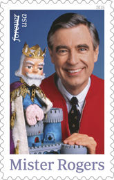 Mr. Rogers stamp, USPS 2018