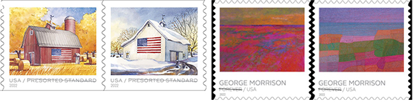 Stamp releases for March 2022 from the USPS