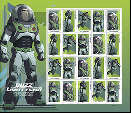 Buzz Lightyear Forever Stamp, 2022, USPS
