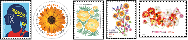 Stamp releases for March 2022 from the USPS
