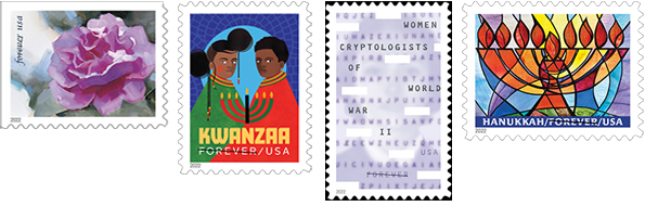Stamp releases for October 2022 from the USPS