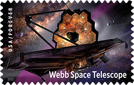 USPS Webb Space Telescope Stamp, 2020