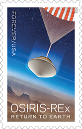 USPS - Osiris-Rex Asteroid Mission Forever Stamp, 2023