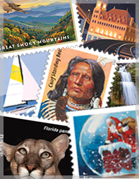 USPS Collage of 2023 Stamp Issues