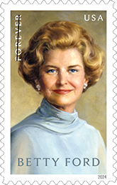 USPS - Betty Ford Forever Stamp, 2024