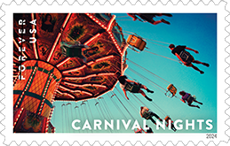 USPS - Carnival Nights Forever Stamp, 2024