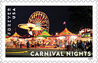 USPS Carnival Nights Forever Stamps
