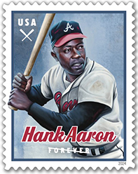  USPS Hank Aaron Forever Stamps!