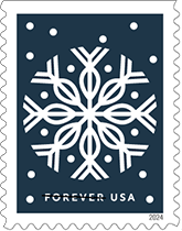 USPS, Winter Whimsy Forever Stamps, 2024