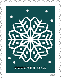 USPS Winter Whimsey Stamp 2024