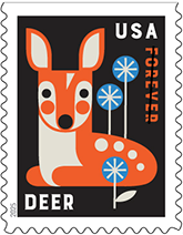 USPS - Baby Wild Animals Forever Stamp, 2025