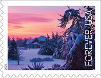 Winter Landscapes Forever Stamps!