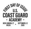 USPS, Coast Guard Academy stamp cancel Coast Guard Academy stamp cancel, USPS