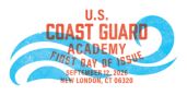 USPS, Coast Guard Academy stamp cancel Coast Guard Academy stamp cancel, USPS