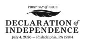 USPS, Declaration of Independence Stamp cancel Declaration of Independence stamp cancel, USPS