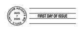 USPS, Diagonal U.S. Flag Stamped Envelope stamp cancel Diagonal U.S. Flag Stamped Envelope, USPS