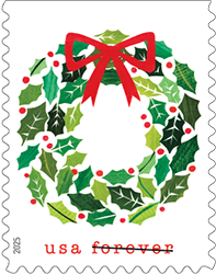 Holiday Cheer Forever Stamp, 2025