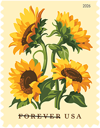 Sunflowers Forever Stamp
